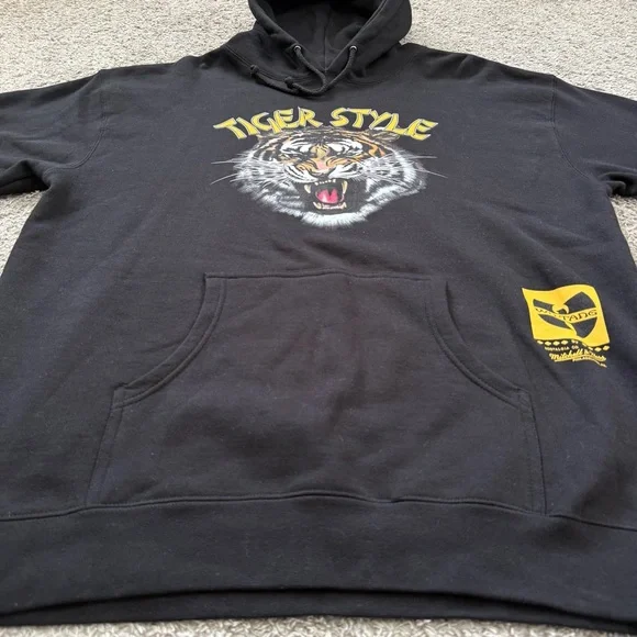 🔴Wu-Tang Hoodie Size XL Tiger Style Mitchell & Ness WuTang Clan Gza Raekwon - Picture 10 of 14